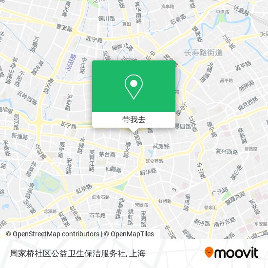 周家桥社区公益卫生保洁服务社地图