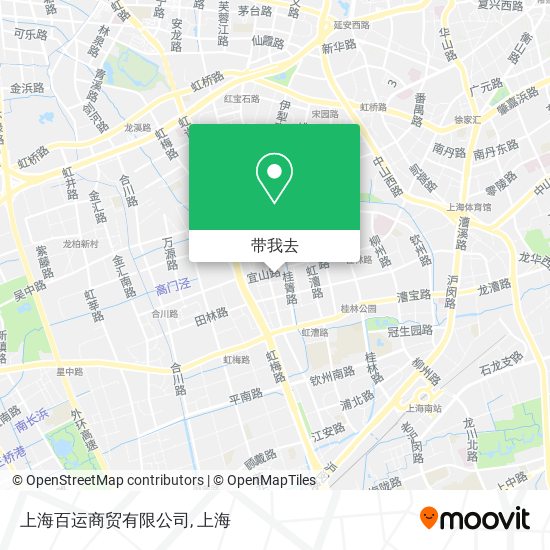 上海百运商贸有限公司地图