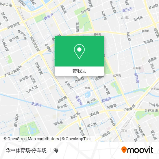 华中体育场-停车场地图