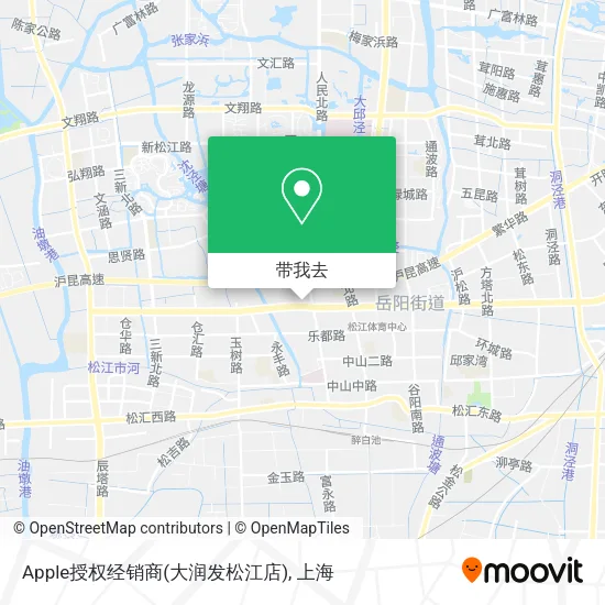 Apple授权经销商(大润发松江店)地图