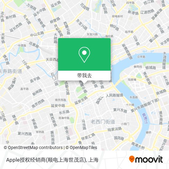 Apple授权经销商(顺电上海世茂店)地图
