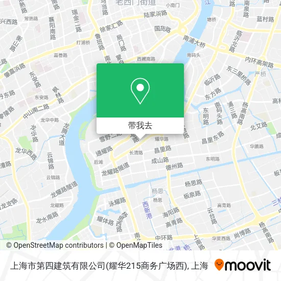 上海市第四建筑有限公司(耀华215商务广场西)地图