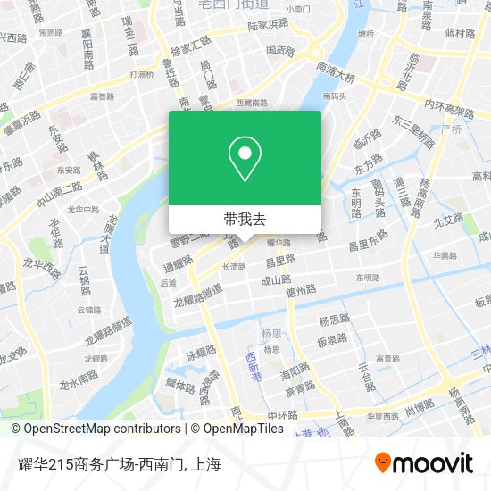 耀华215商务广场-西南门地图