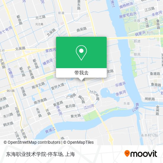 东海职业技术学院-停车场地图