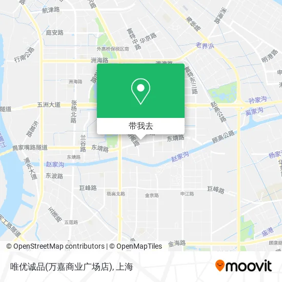 唯优诚品(万嘉商业广场店)地图