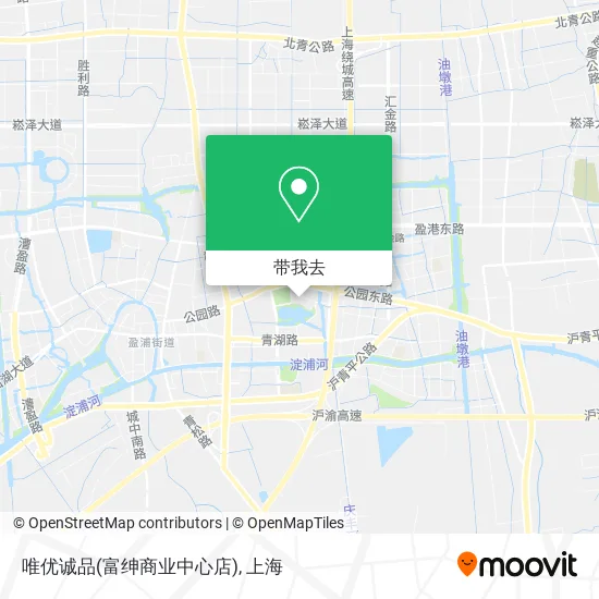 唯优诚品(富绅商业中心店)地图
