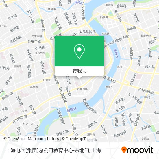 上海电气(集团)总公司教育中心-东北门地图