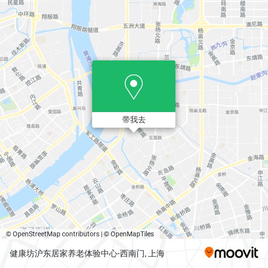 健康坊沪东居家养老体验中心-西南门地图