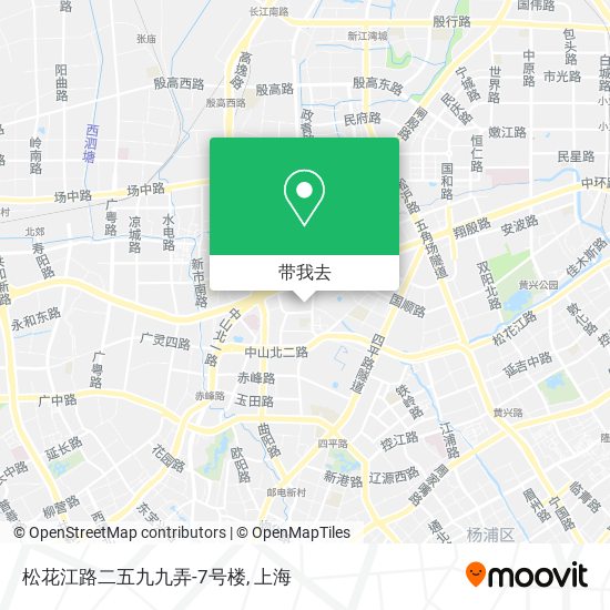 松花江路二五九九弄-7号楼地图