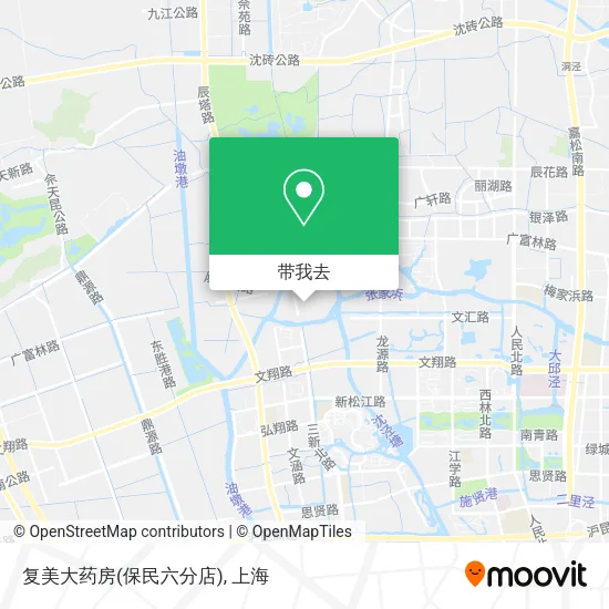 复美大药房(保民六分店)地图