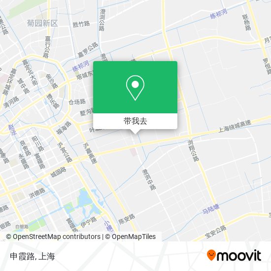 申霞路地图