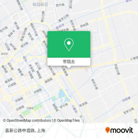 嘉新公路申霞路地图