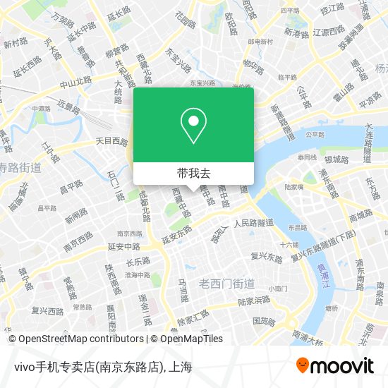 vivo手机专卖店(南京东路店)地图