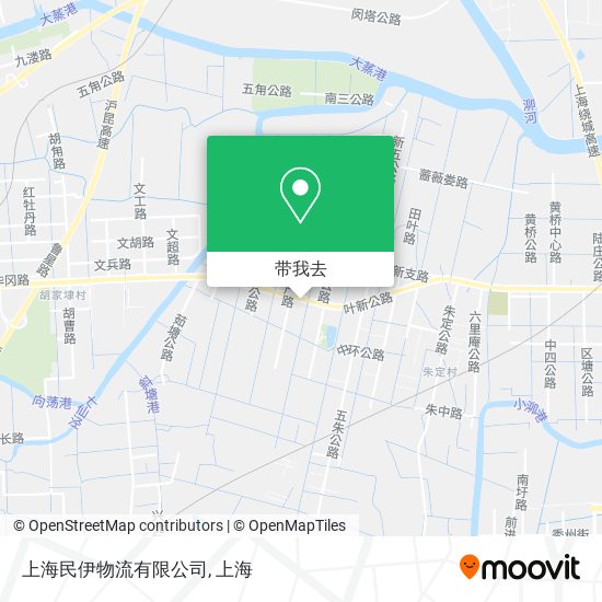 上海民伊物流有限公司地图