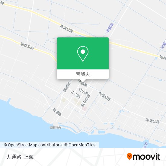 大通路地图