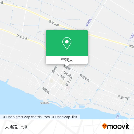 大通路地图
