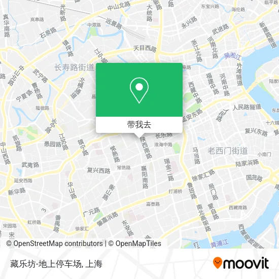 藏乐坊-地上停车场地图
