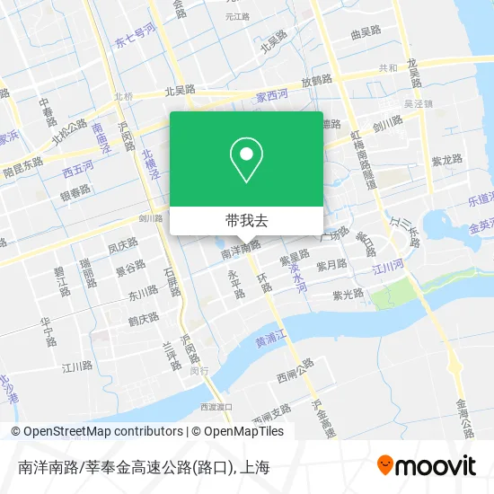 南洋南路/莘奉金高速公路(路口)地图