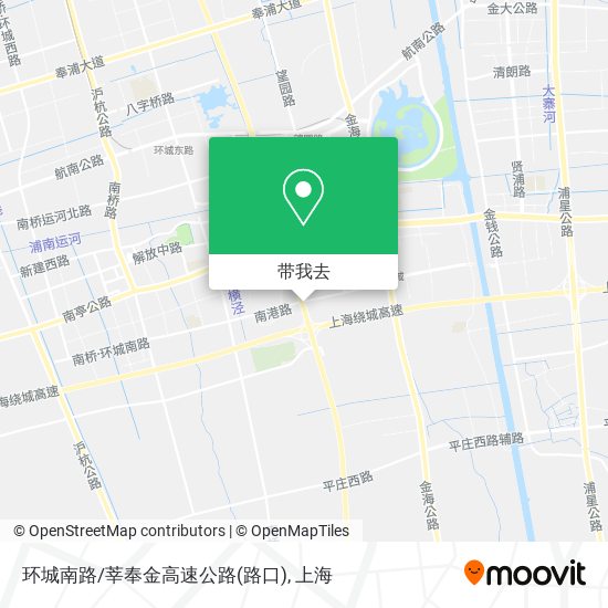 环城南路/莘奉金高速公路(路口)地图