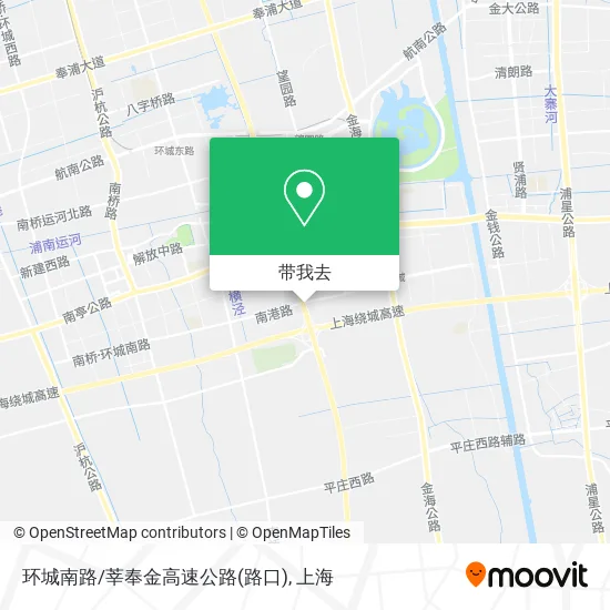 环城南路/莘奉金高速公路(路口)地图