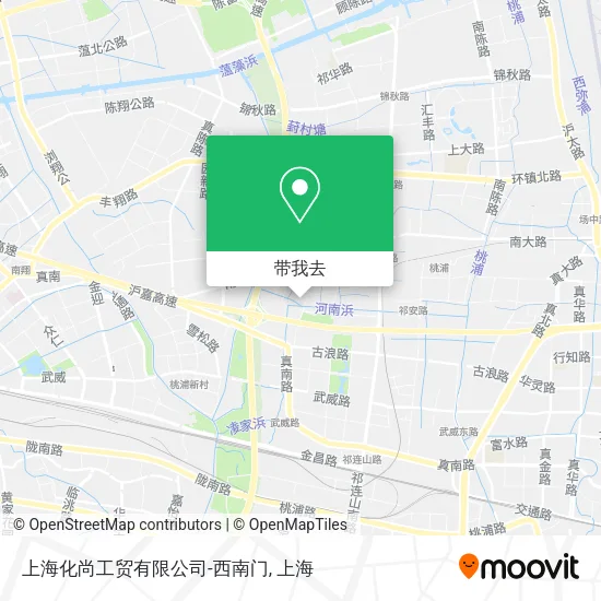 上海化尚工贸有限公司-西南门地图