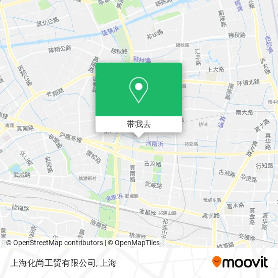 上海化尚工贸有限公司地图