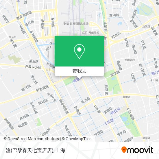 渔(巴黎春天七宝店店)地图