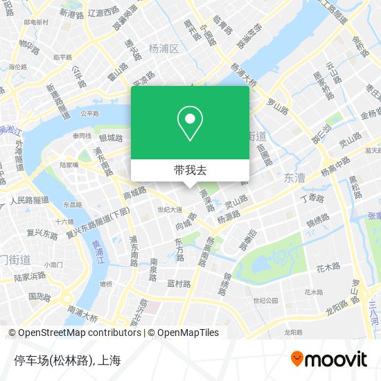 停车场(松林路)地图