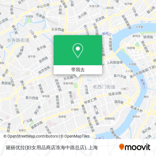 黛丽优拉(妇女用品商店淮海中路总店)地图