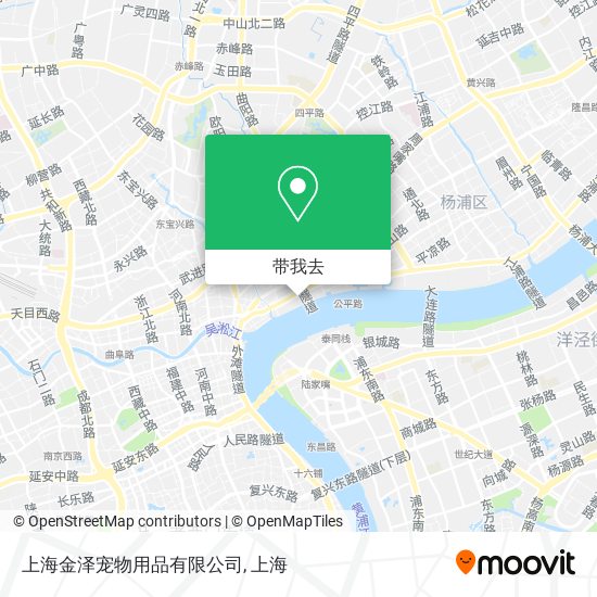 上海金泽宠物用品有限公司地图