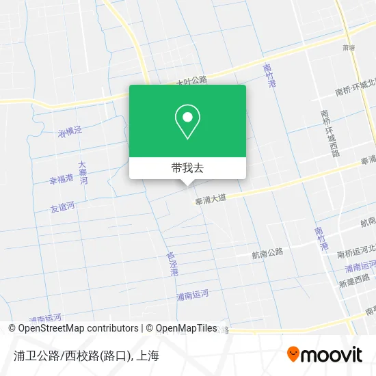 浦卫公路/西校路(路口)地图