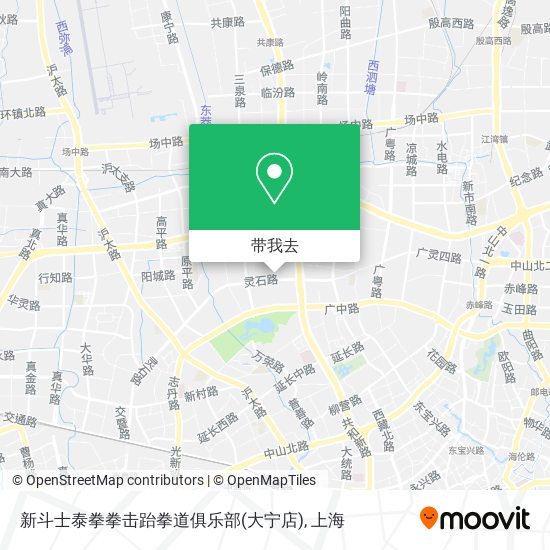新斗士泰拳拳击跆拳道俱乐部(大宁店)地图