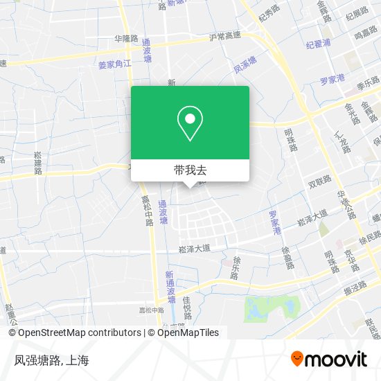 凤强塘路地图