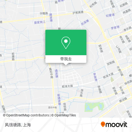 凤强塘路地图