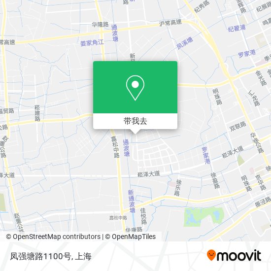 凤强塘路1100号地图