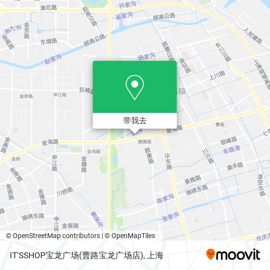 IT'SSHOP宝龙广场(曹路宝龙广场店)地图