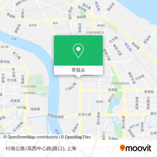 行南公路/高西中心路(路口)地图