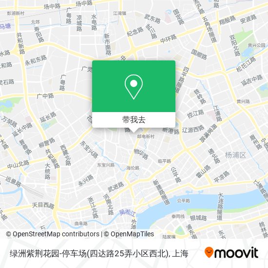 绿洲紫荆花园-停车场(四达路25弄小区西北)地图