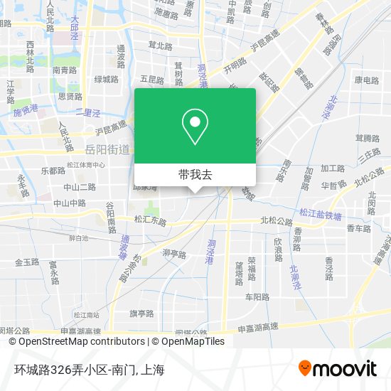 环城路326弄小区-南门地图