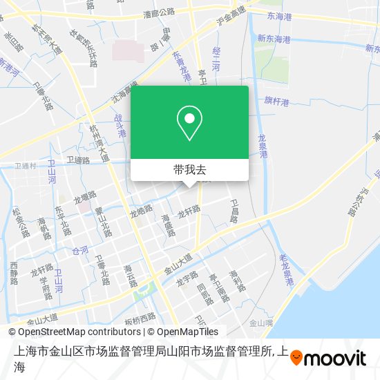 上海市金山区市场监督管理局山阳市场监督管理所地图