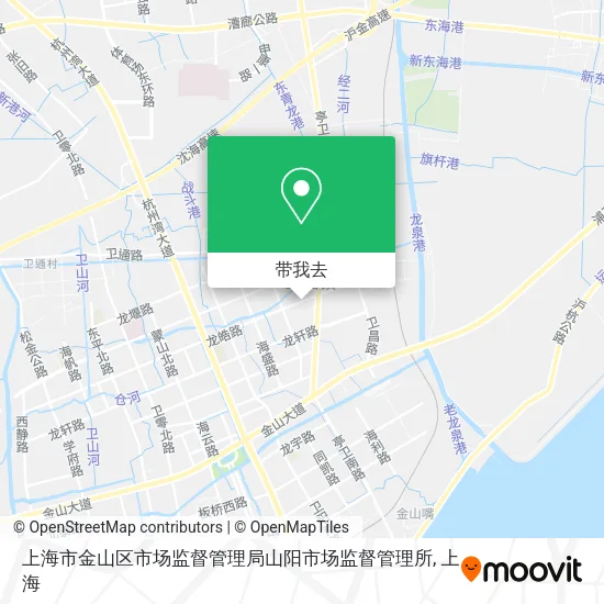 上海市金山区市场监督管理局山阳市场监督管理所地图