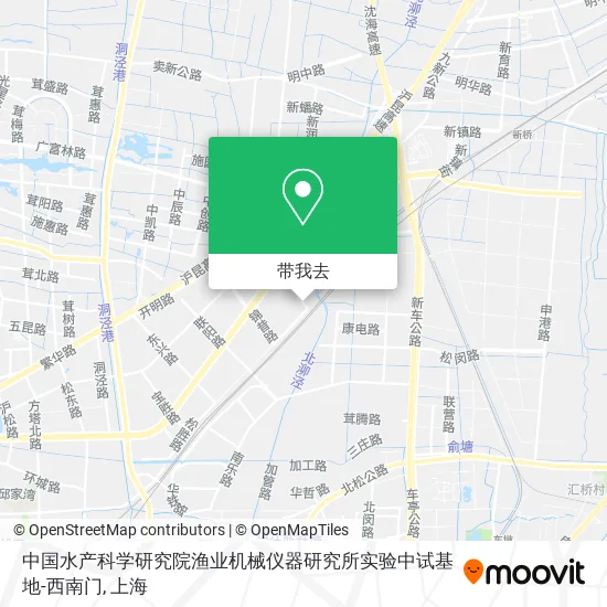 中国水产科学研究院渔业机械仪器研究所实验中试基地-西南门地图
