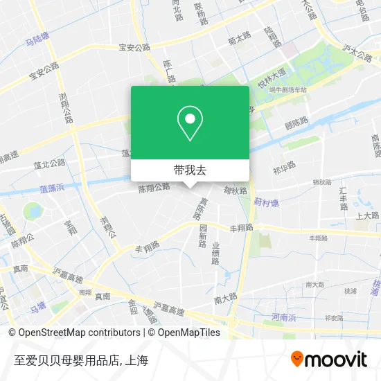 至爱贝贝母婴用品店地图
