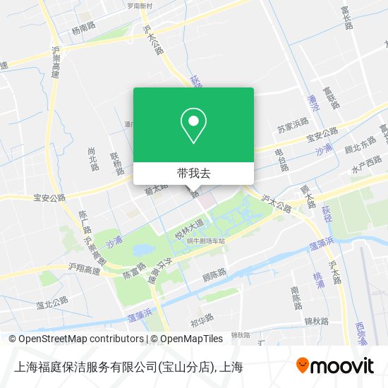 上海福庭保洁服务有限公司(宝山分店)地图