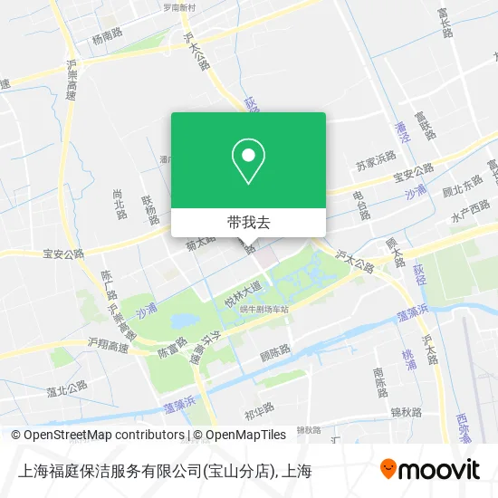 上海福庭保洁服务有限公司(宝山分店)地图