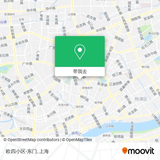 欧四小区-东门地图
