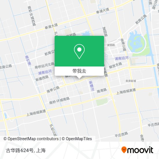古华路624号地图