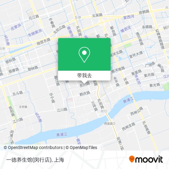 一德养生馆(闵行店)地图