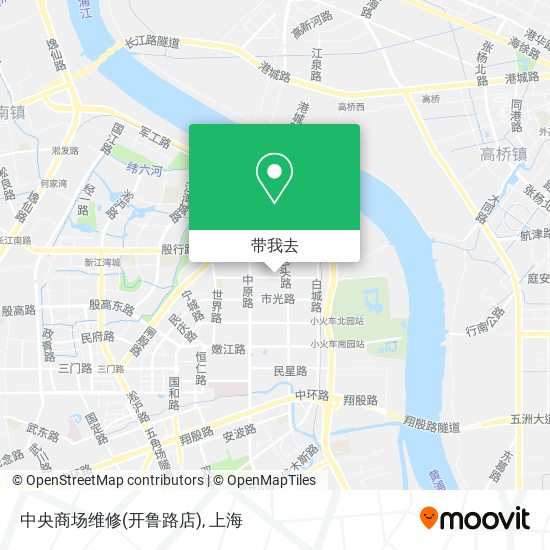 中央商场维修(开鲁路店)地图