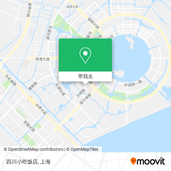 四川小吃饭店地图
